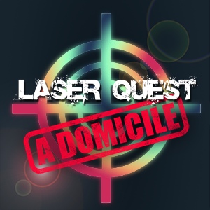 LOGO LASER QUEST A DOMICILE CARRE